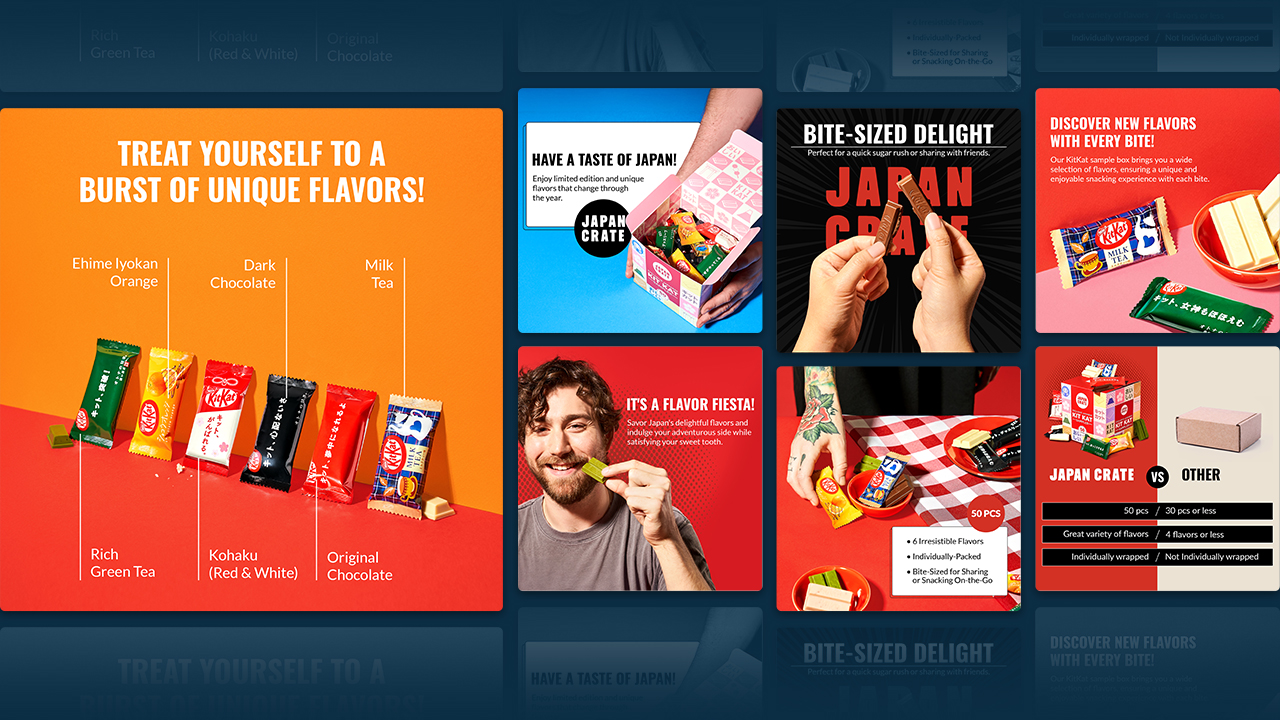 Bokksu Listing Enhancement: Optimized imagery with a compelling visual structure to maximize conversions.